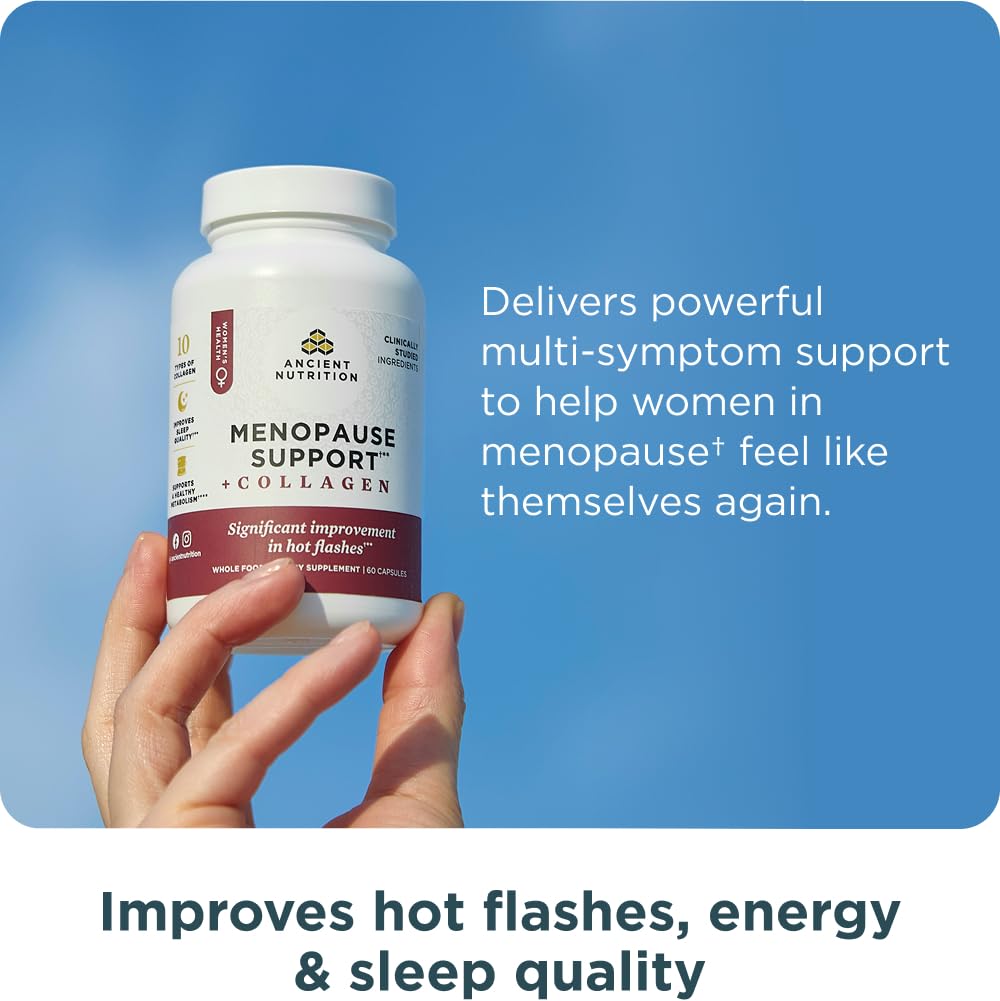 Ancient Nutrition collagen peptides closeup reveals smooth texture.