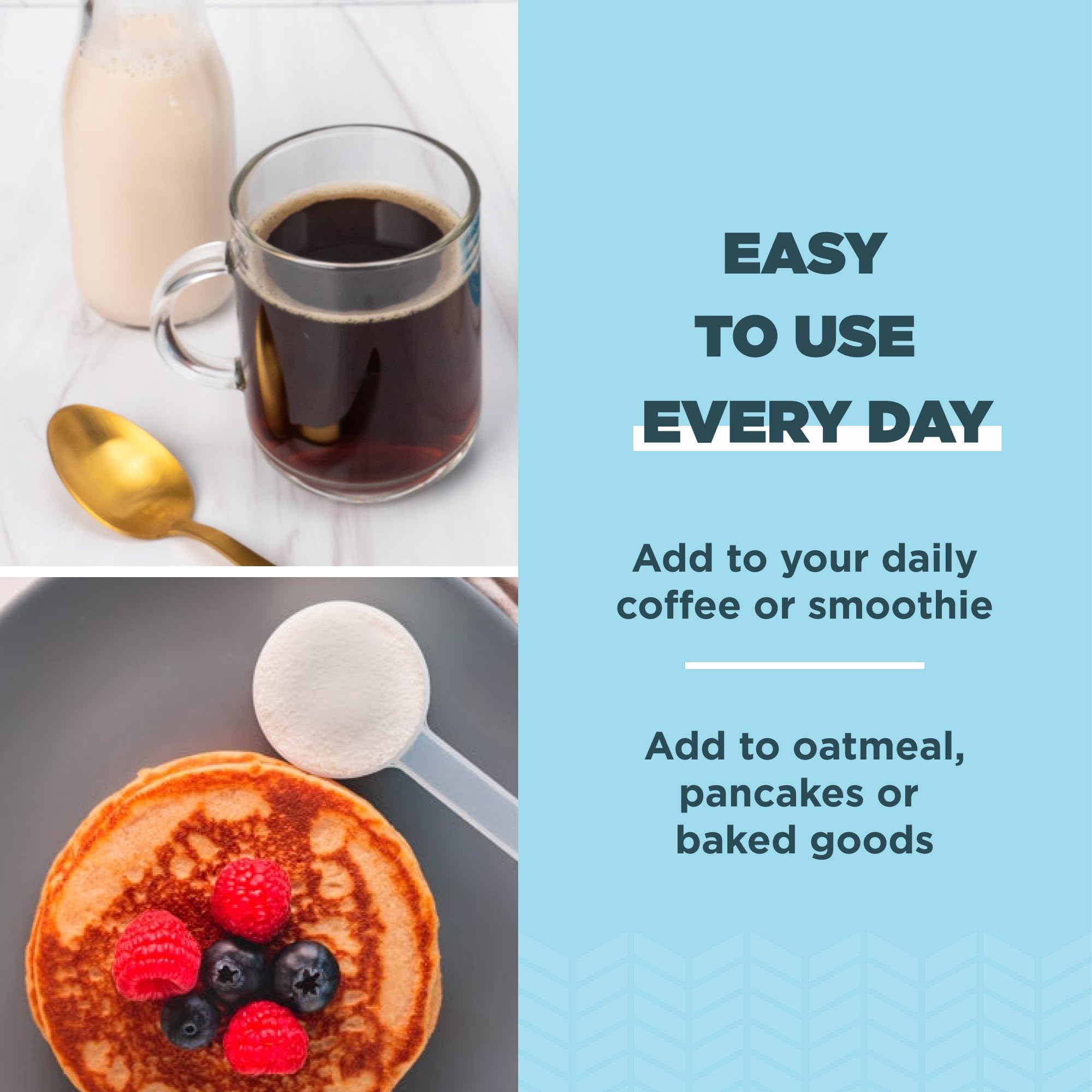 Ancient Nutrition collagen peptides coffee mix enhances your morning routine.