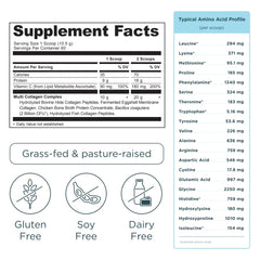 Ancient Nutrition collagen peptides scoop enables easy dosing for daily beauty, joint, and gut benefits.