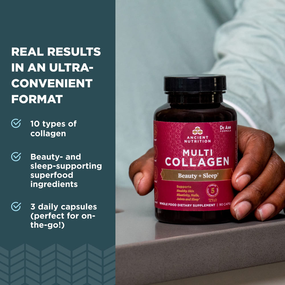 Ancient Nutrition collagen pills ingredients sourced from US and abroad