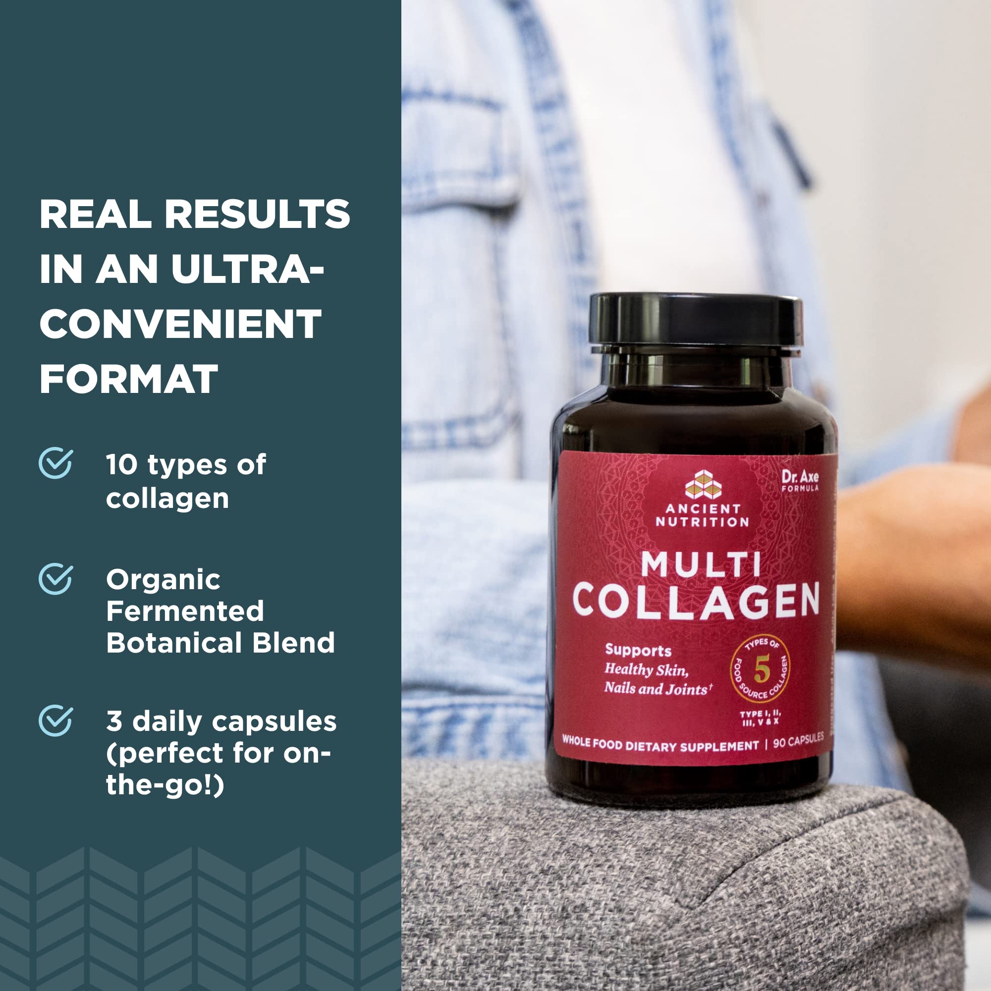 Image focuses on skin and nails to suggest beauty support.