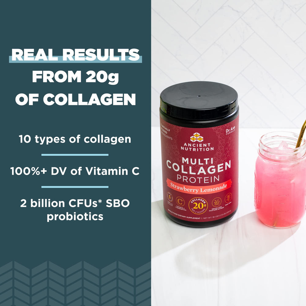 Ancient Nutrition prepared drink demonstrates refreshing flavor and convenient gut-friendly boost