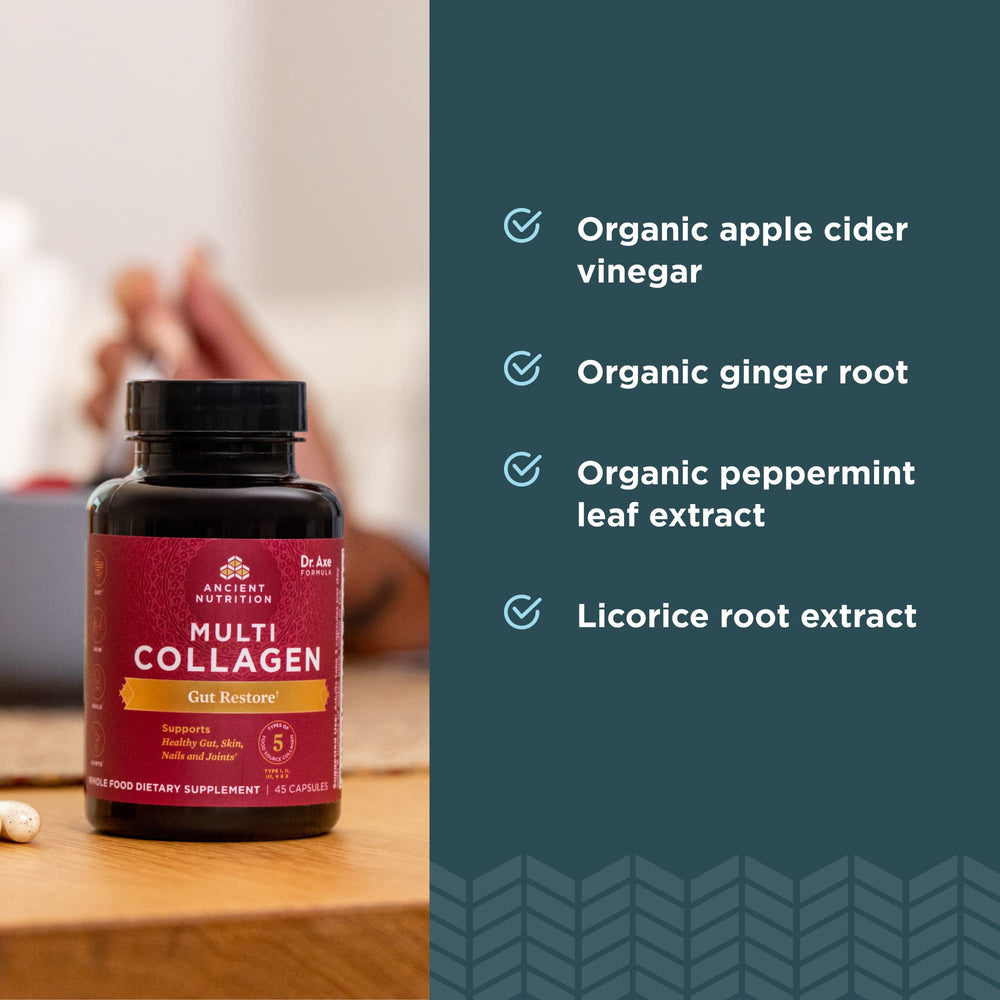 Daily dosage reminder of three capsules for digestive and joint support