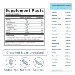 Ancient Nutrition proteína leche A2/A2 orgánica regenerativa, digestión suave