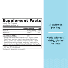 Ancient Nutrition magnesium capsules closeup for daily wellness