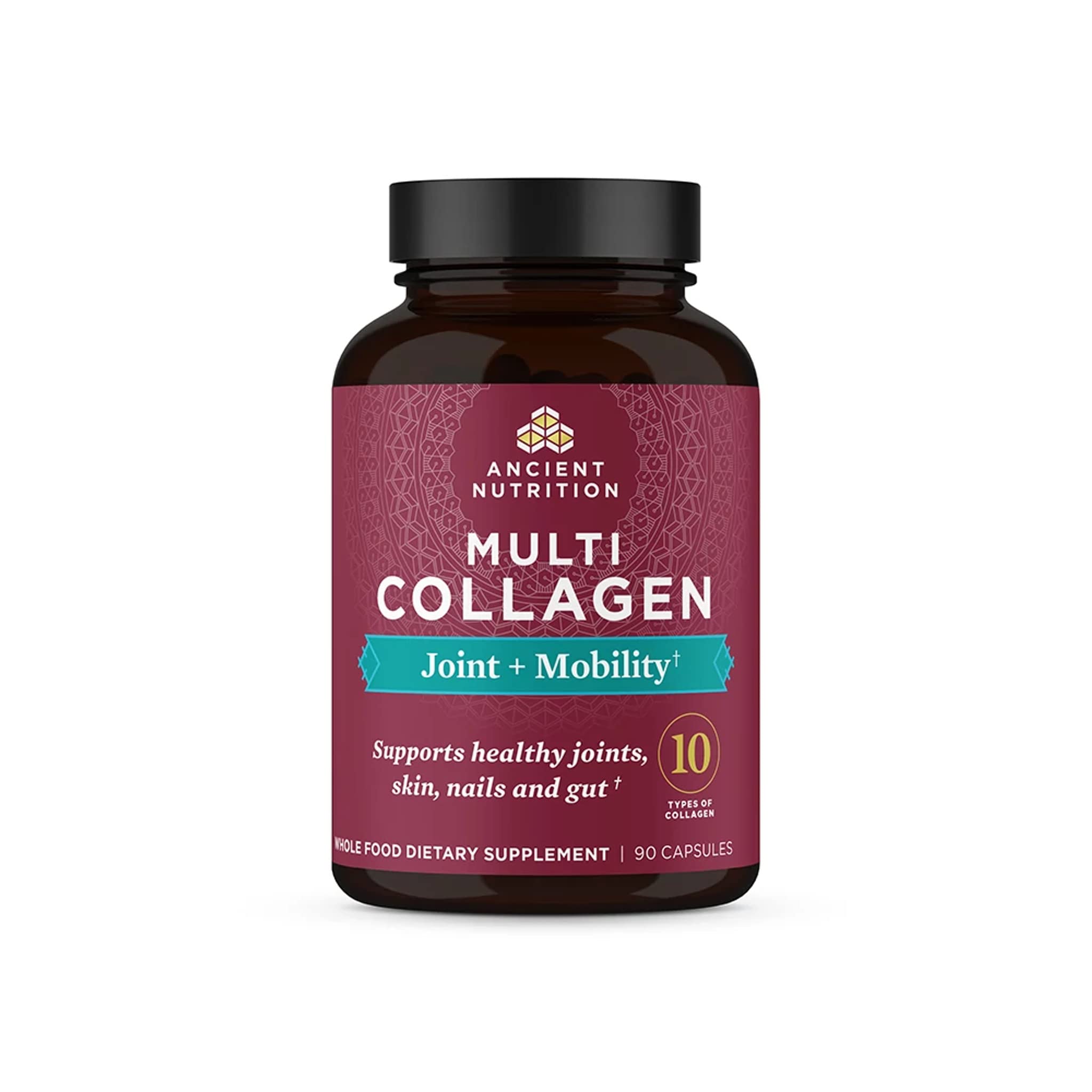 Ancient Nutrition Multi Collagen bottle front for joint support