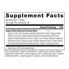 Ancient Nutrition Multi Mushroom ingredients list showcases six mushroom blend plus cordyceps