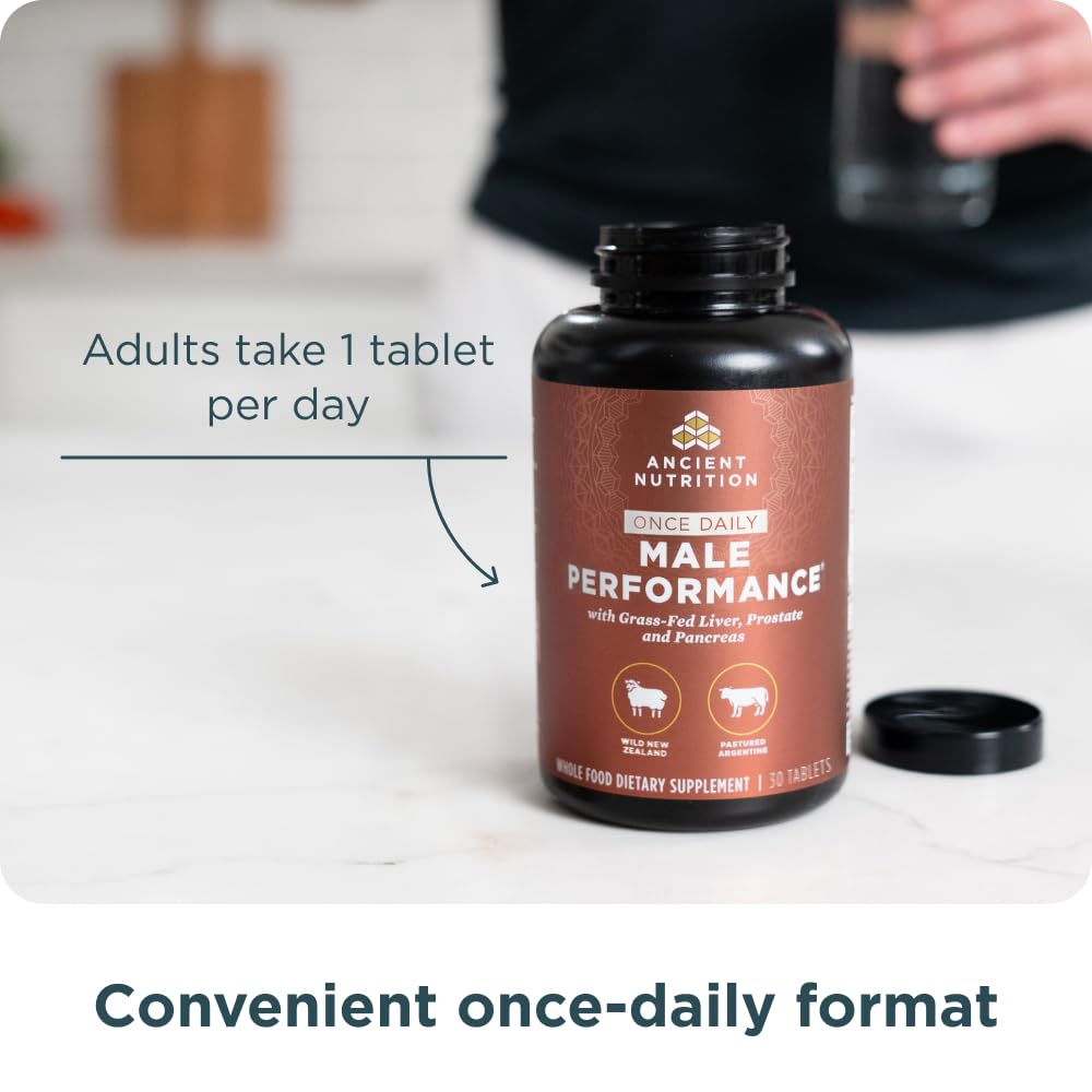 Ancient Nutrition for men daily use supports everyday activity.