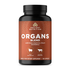 Ancient Nutrition Organ Complex bottle front showing daily wellness capsules.