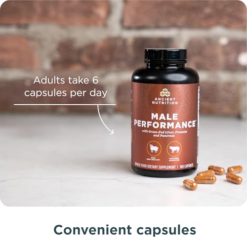 Lifestyle scene with Ancient Nutrition capsules daily.