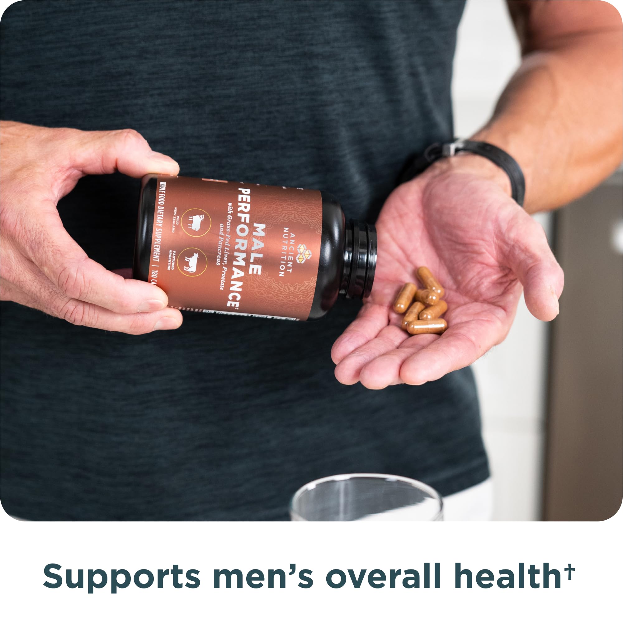 Label highlights the six-kingdom approach for wellness.