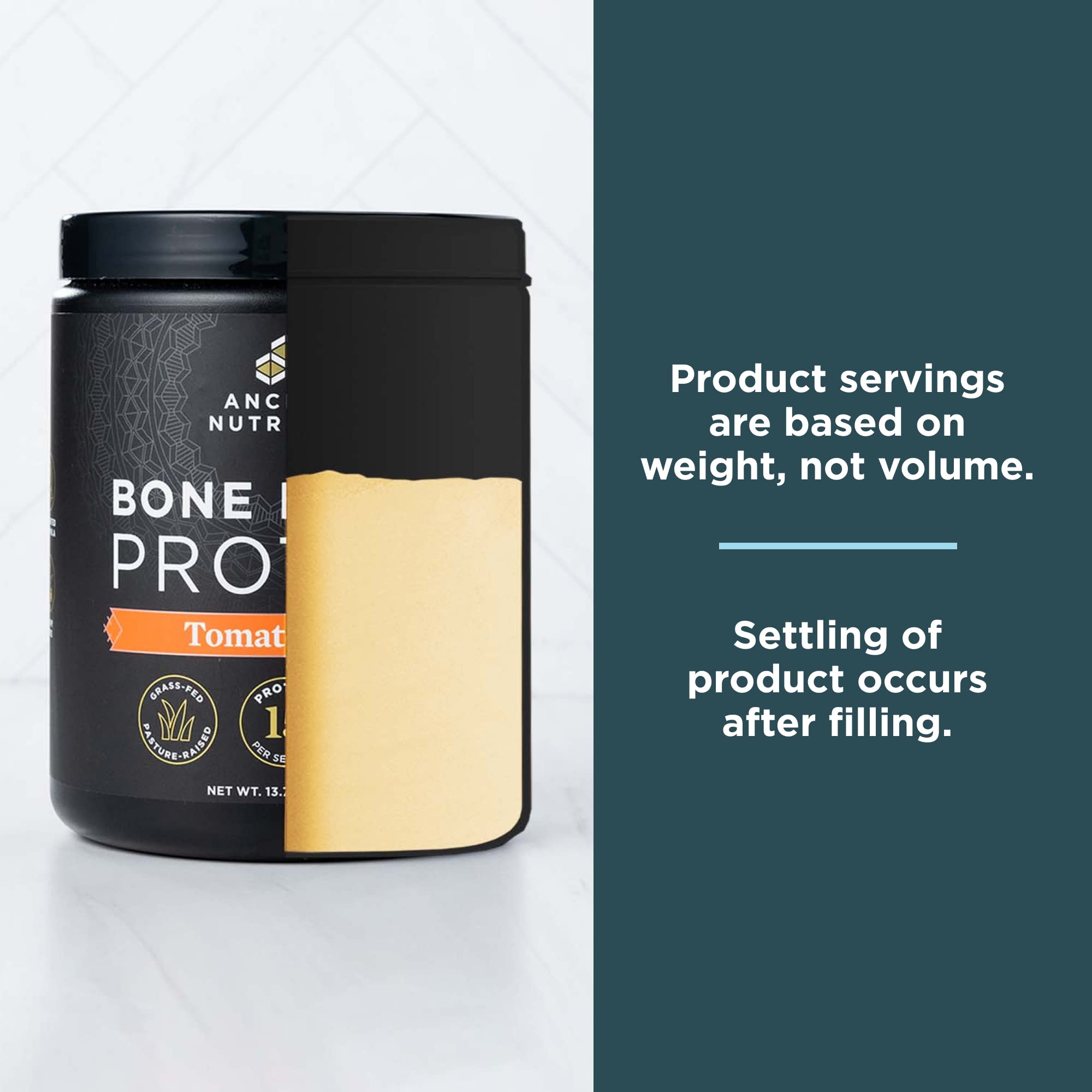 Ancient Nutrition paleo and keto friendly badge on product packaging