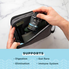 Ancient Nutrition Probiotics for Men capsule close-up shows easy daily use.