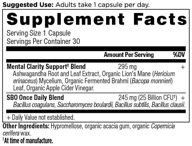 Ancient Nutrition Probiotics capsules for once-daily routine and energy