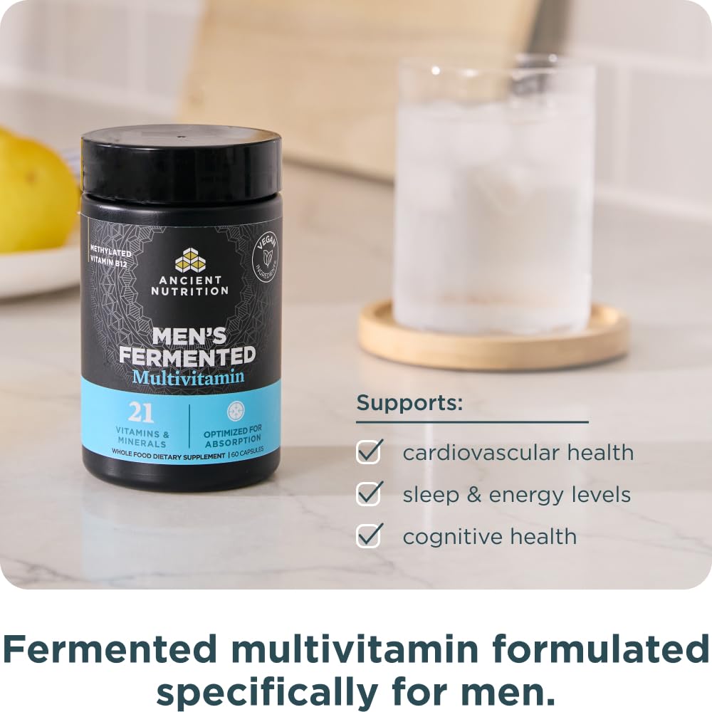 Ancient Nutrition Reishi mushroom image hinting at immune health and vitality.
