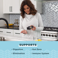 Ancient Nutrition SBO Gut Restore capsules arranged for daily use