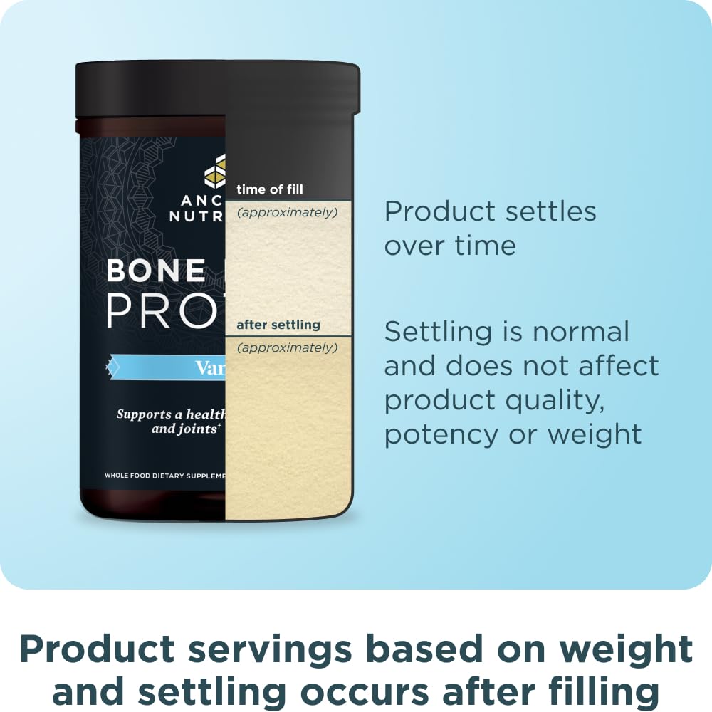 Ancient Nutrition serving suggestions with smoothies and warm broths.