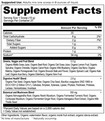 Ancient Nutrition SuperGreens probiotics bottle highlights Bacillus coagulans for gut support.