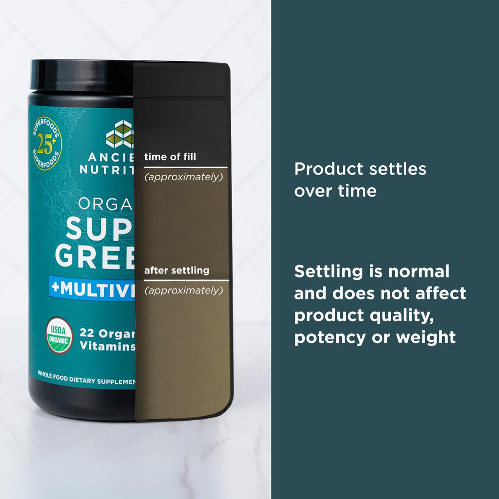 Ancient Nutrition third-party lab seal indicating tested efficacy and safety