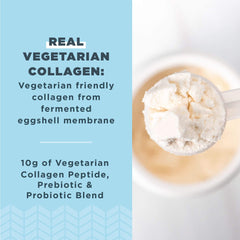 Ancient Nutrition Vegetarian Collagen Pour Into Glass smooth texture when mixed with your favorite drink
