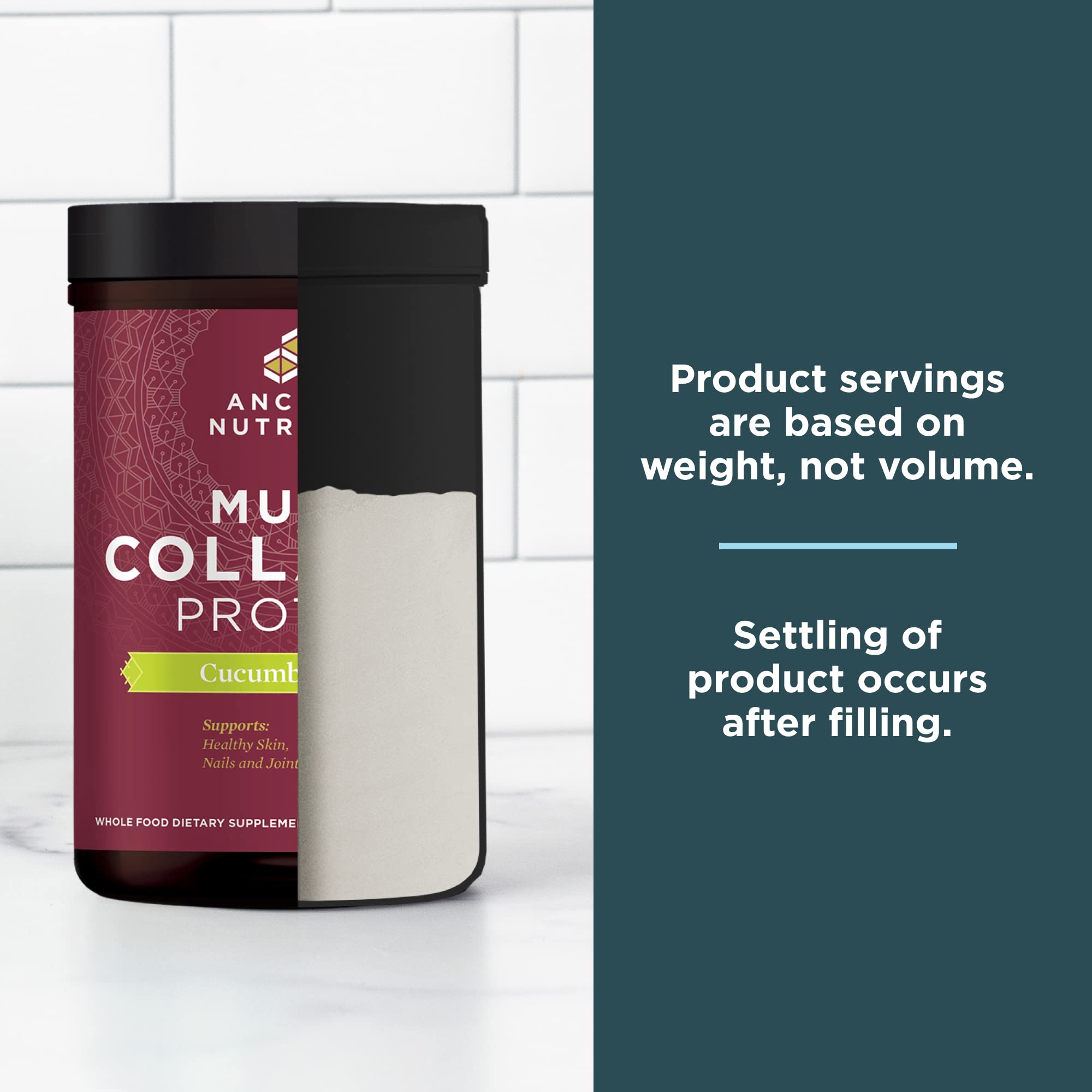 Ancient Nutrition fish collagen from wild cold water supports clean sourcing