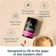 Ancient Nutrition ingredients chart highlights fermented amla and reishi.