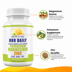 And Give Us Today Our Daily bottle on desk for daily supplement routine