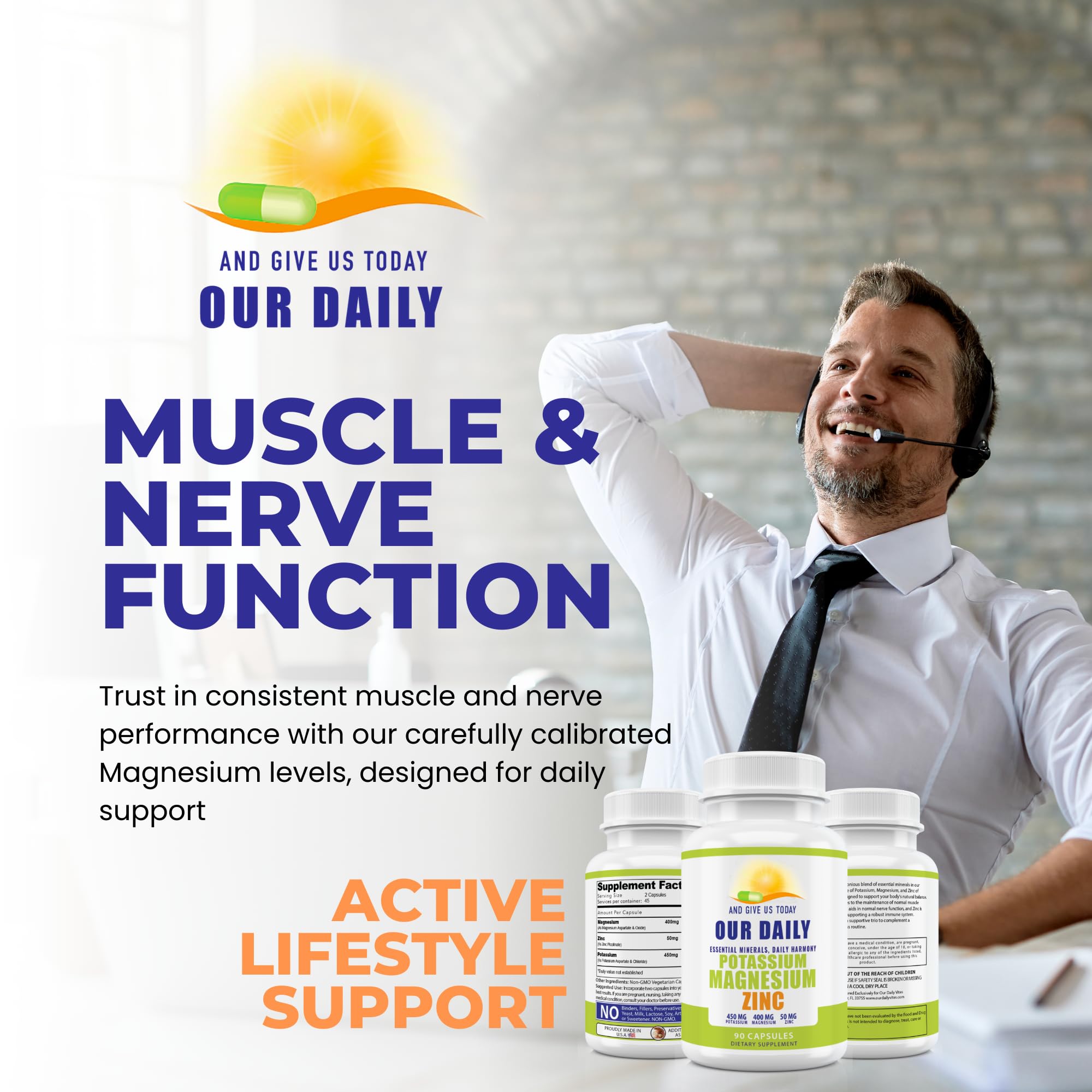 And Give Us Today Our Daily vegan packaging for clean supplementation
