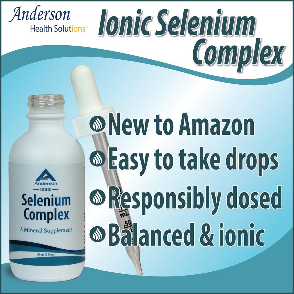 Selenium drops being added to a glass of water for easy everyday use