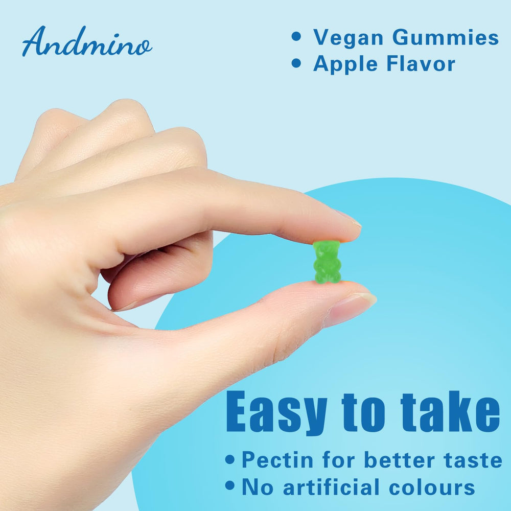 andmino gummies with apple flavor offer a fruity, convenient daily option