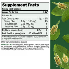 Andrew Lessman Fibermucil bottle front highlights fiber-rich capsules