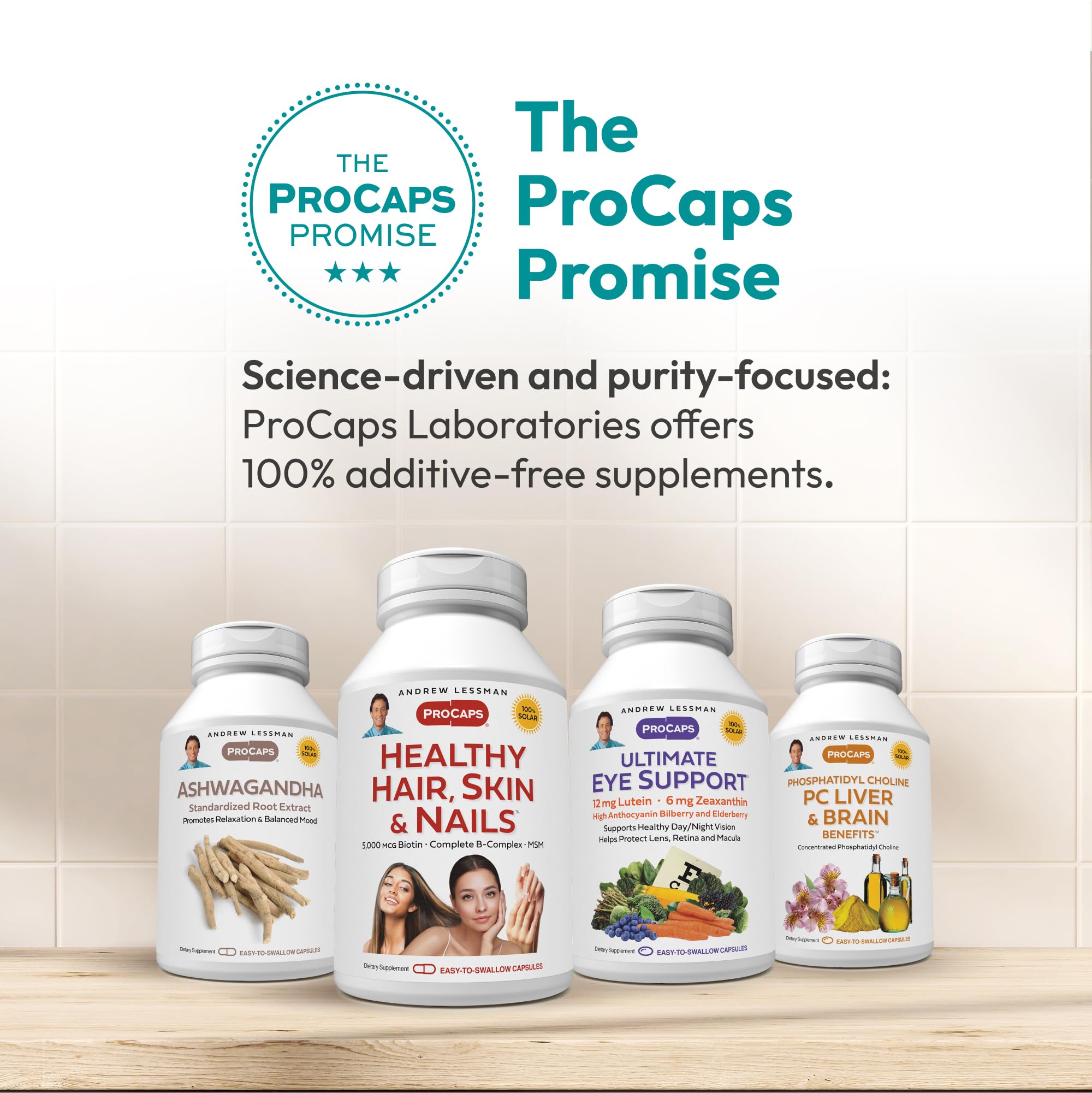Andrew Lessman Fruit Full Extracts 14-fruit-berry ingredients panel for broad natural blend.
