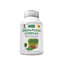 Andrew Lessman Green Foods Complex bottle with capsules for daily nutrition support