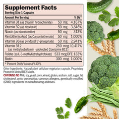 Andrew Lessman High Potency B-Complex capsules in hand for easy daily intake.