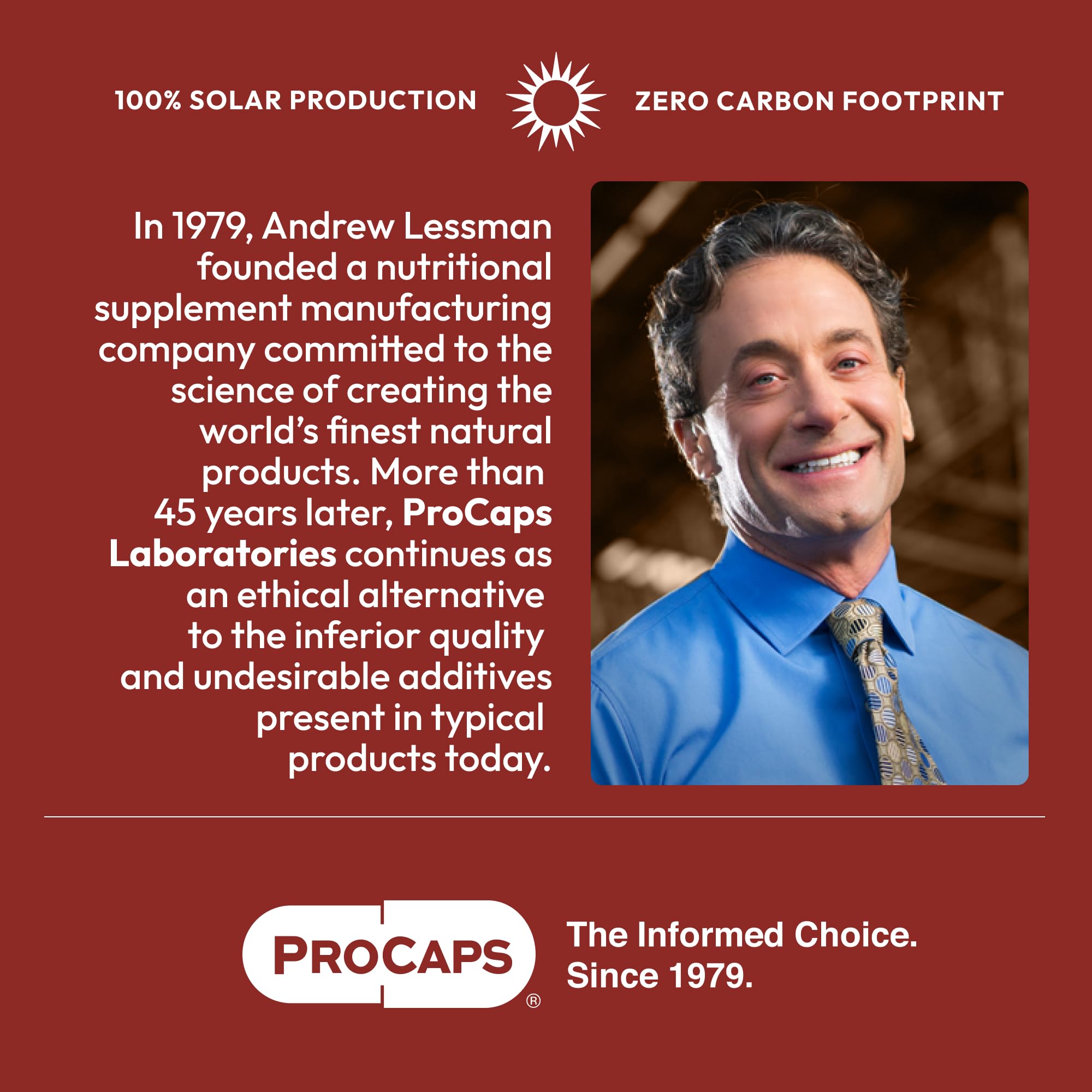 Andrew Lessman Iron Plus recyclable bottle reinforces sustainable packaging.