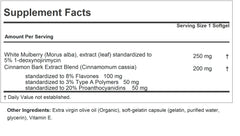 Andrew Lessman bottle label shows standardized 5% extract for targeted support