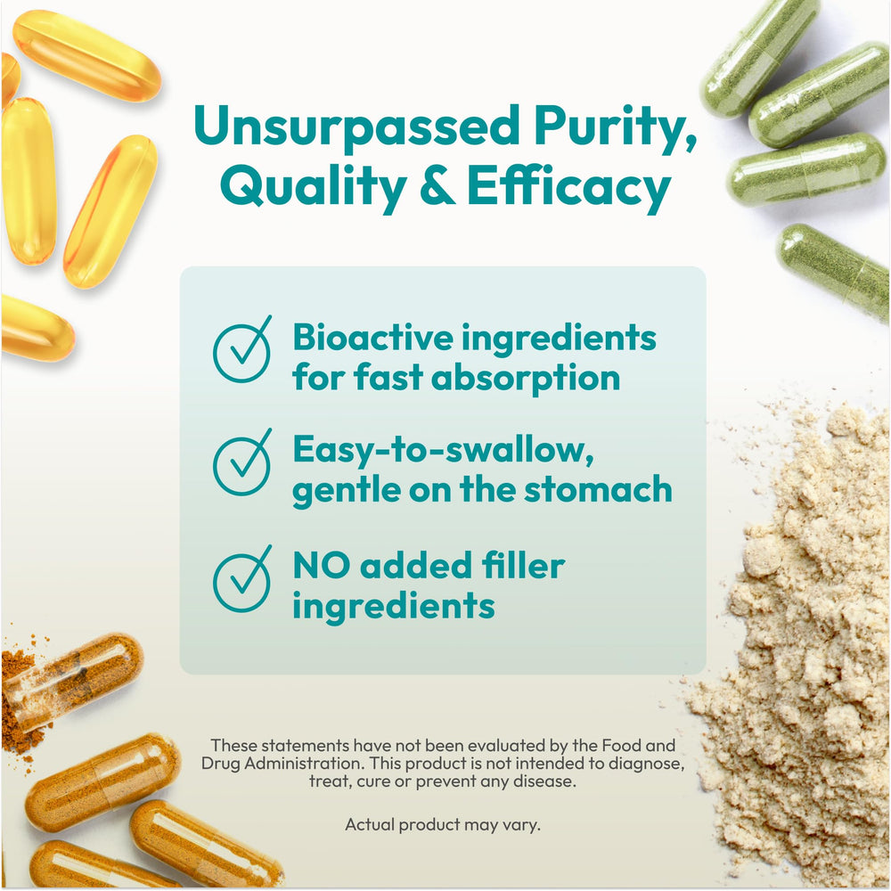 Label detail shows clean ingredients and zinc citrate for potential high absorption.