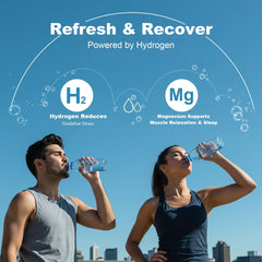 ANEVYRAQ 450ml water activation showing fast dissolution and clean formula.