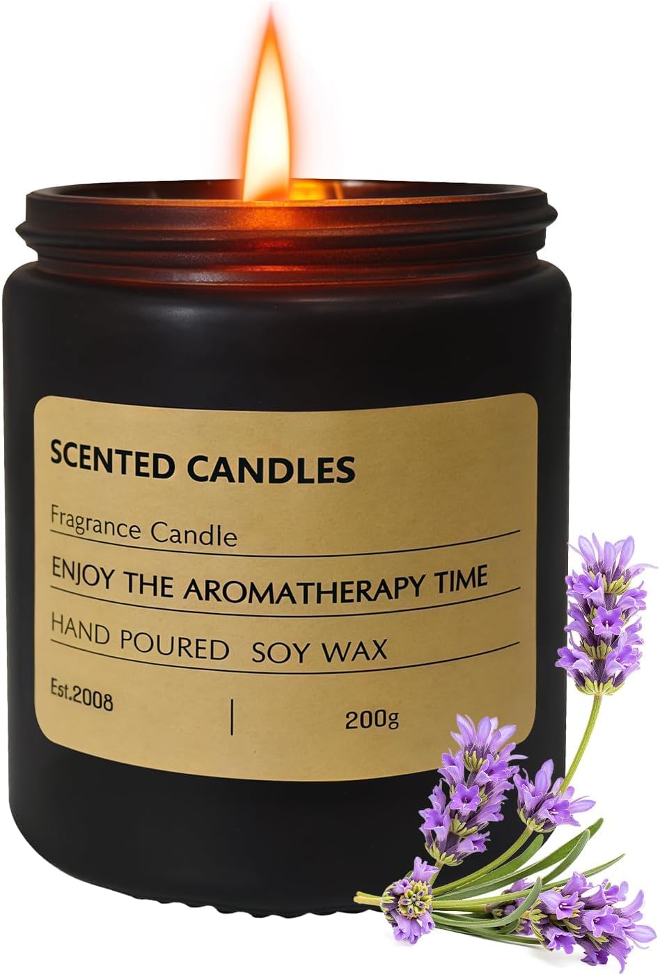 ANGEL RUILA lavender woods candle for a calming masculine aroma at home