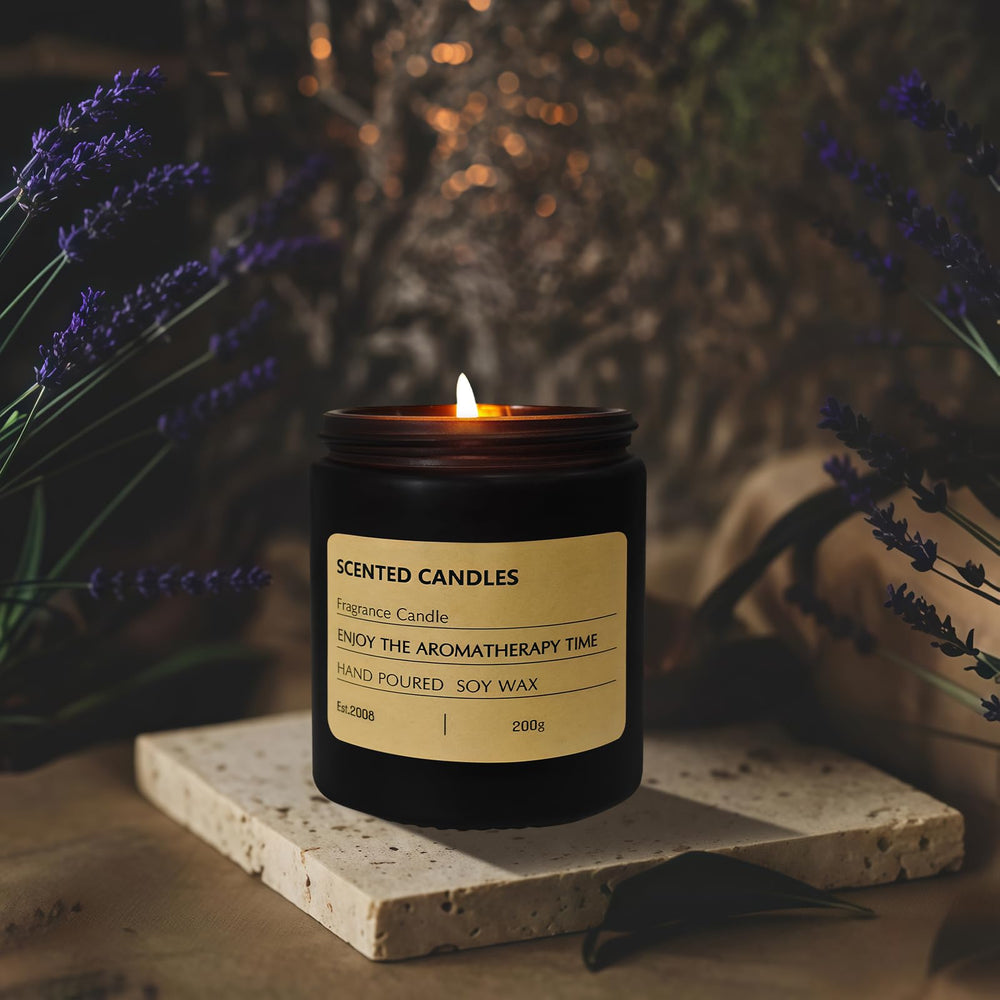 ANGEL RUILA relaxing aromatherapy candle creates soothing vibe for yoga