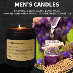 ANGEL RUILA soy wax candle with clean burn and long lasting scent