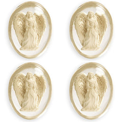 AngelStar WORRY STONE Angelight holds light, a tactile decorative piece for calm moments