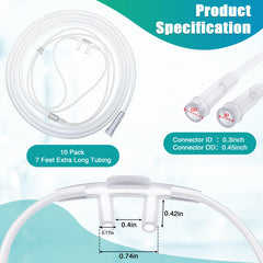 Anglechic curved nose piece provides gentle comfort during extended wear.