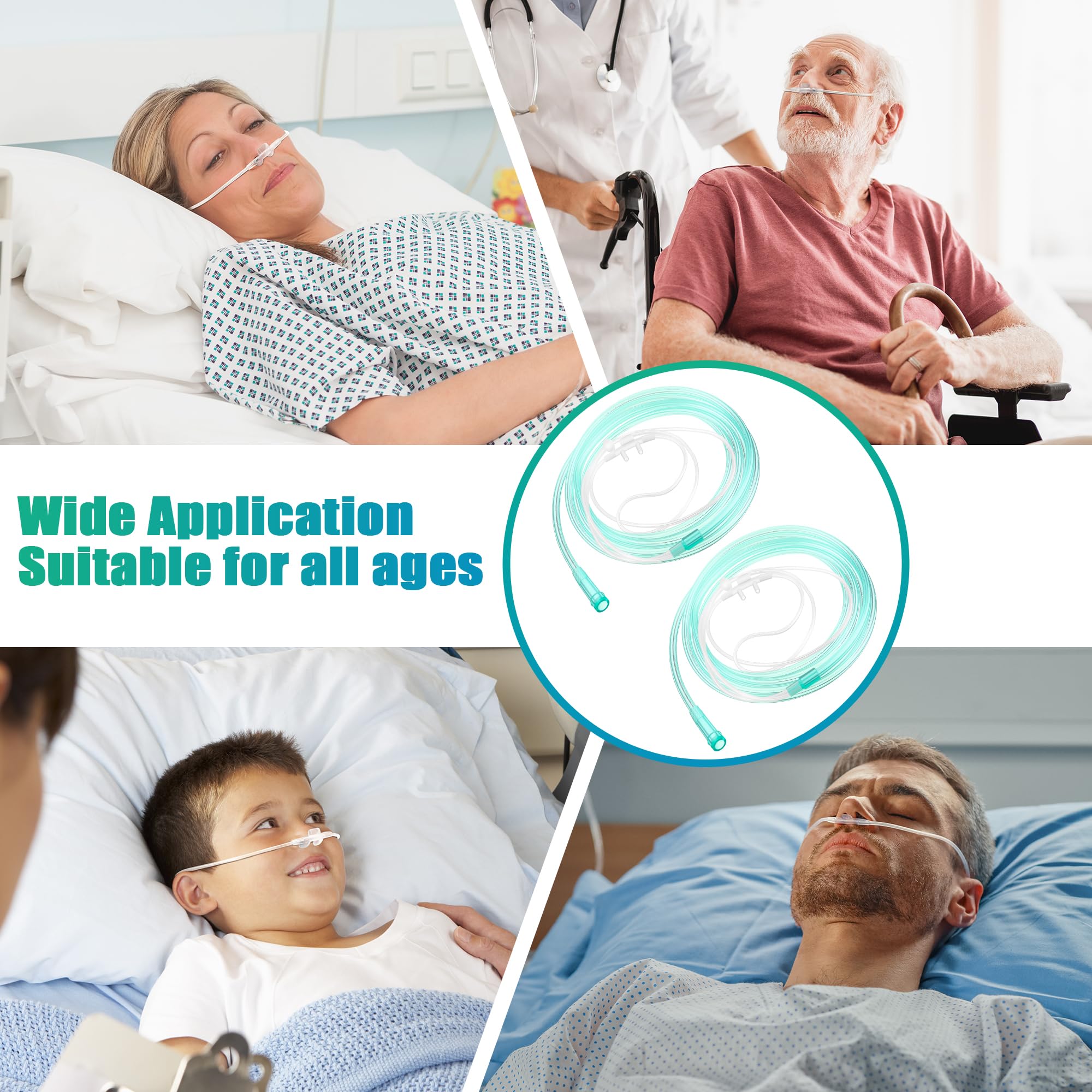 Anglechic universal connectors fit major oxygen machines.