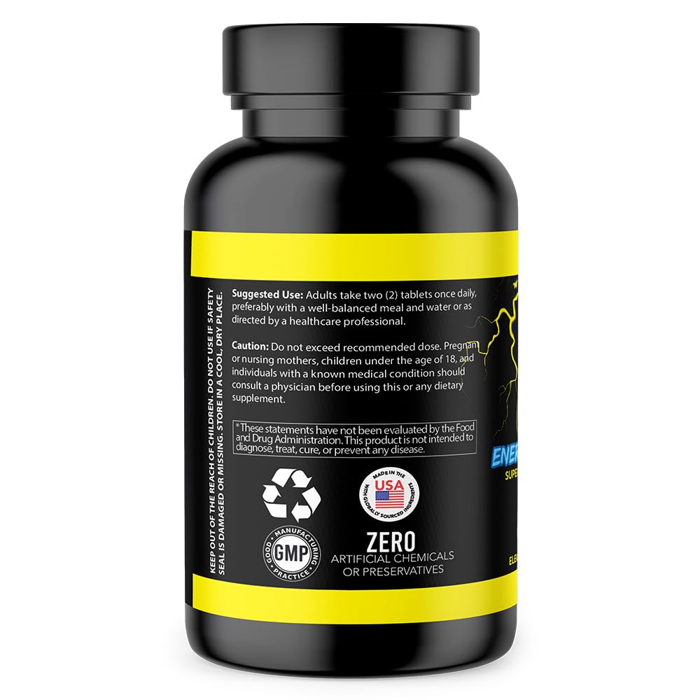 Angry Supplements Electro Lightning tablets close-up highlighting electrolyte blend for balanced hydration.