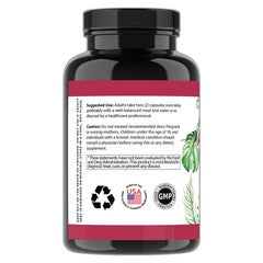 Angry Supplements vegan-friendly capsules highlight plant-based ingredients.