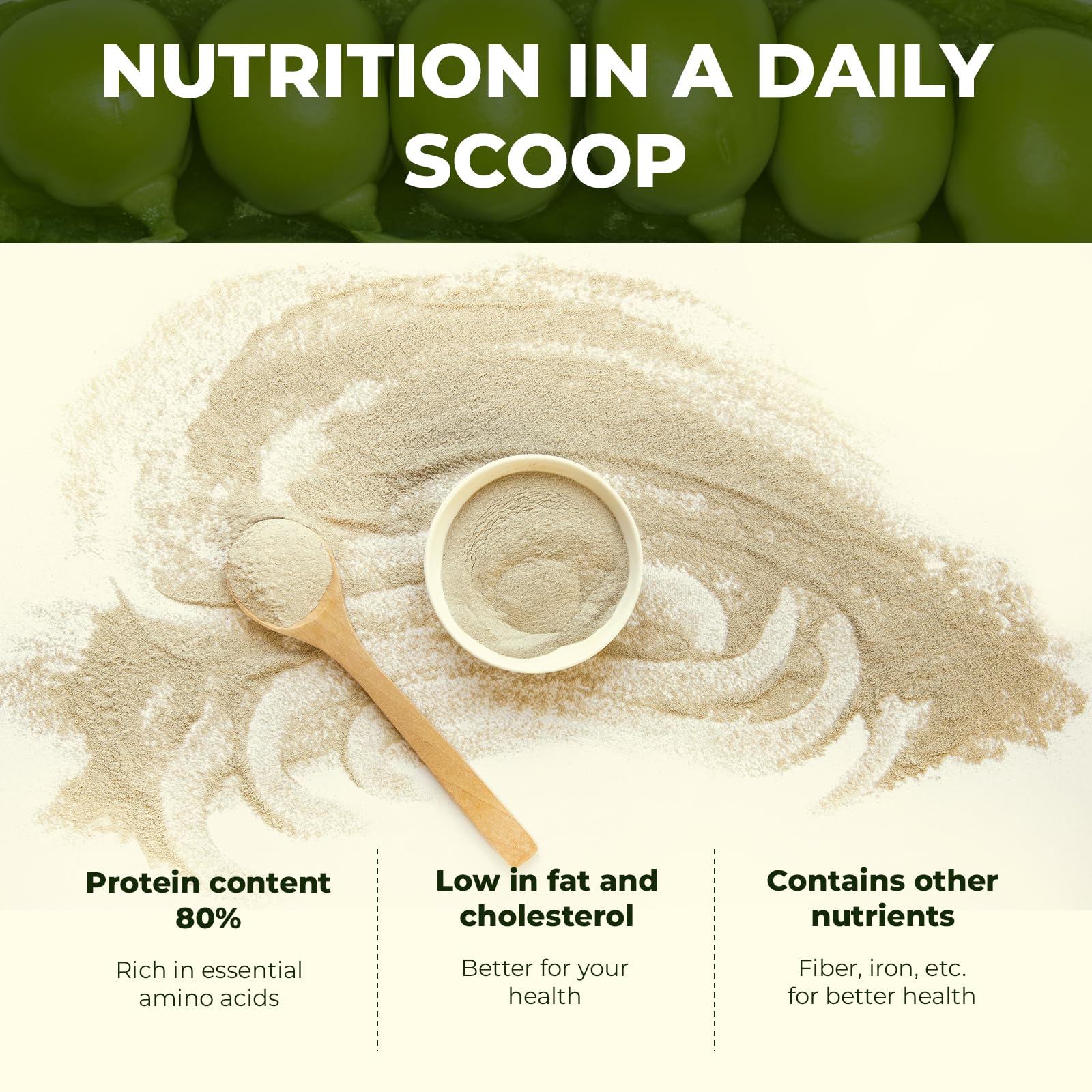 Angtai JN pea protein label highlights gluten-free and non-GMO attributes.