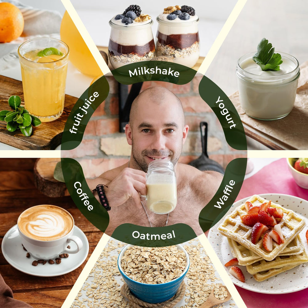 Angtai JN pea protein mixed into oatmeal for a nourishing breakfast.