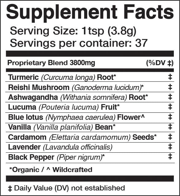 Anima Mundi Golden Moon Milk turmeric spice mix, vibrant golden blend