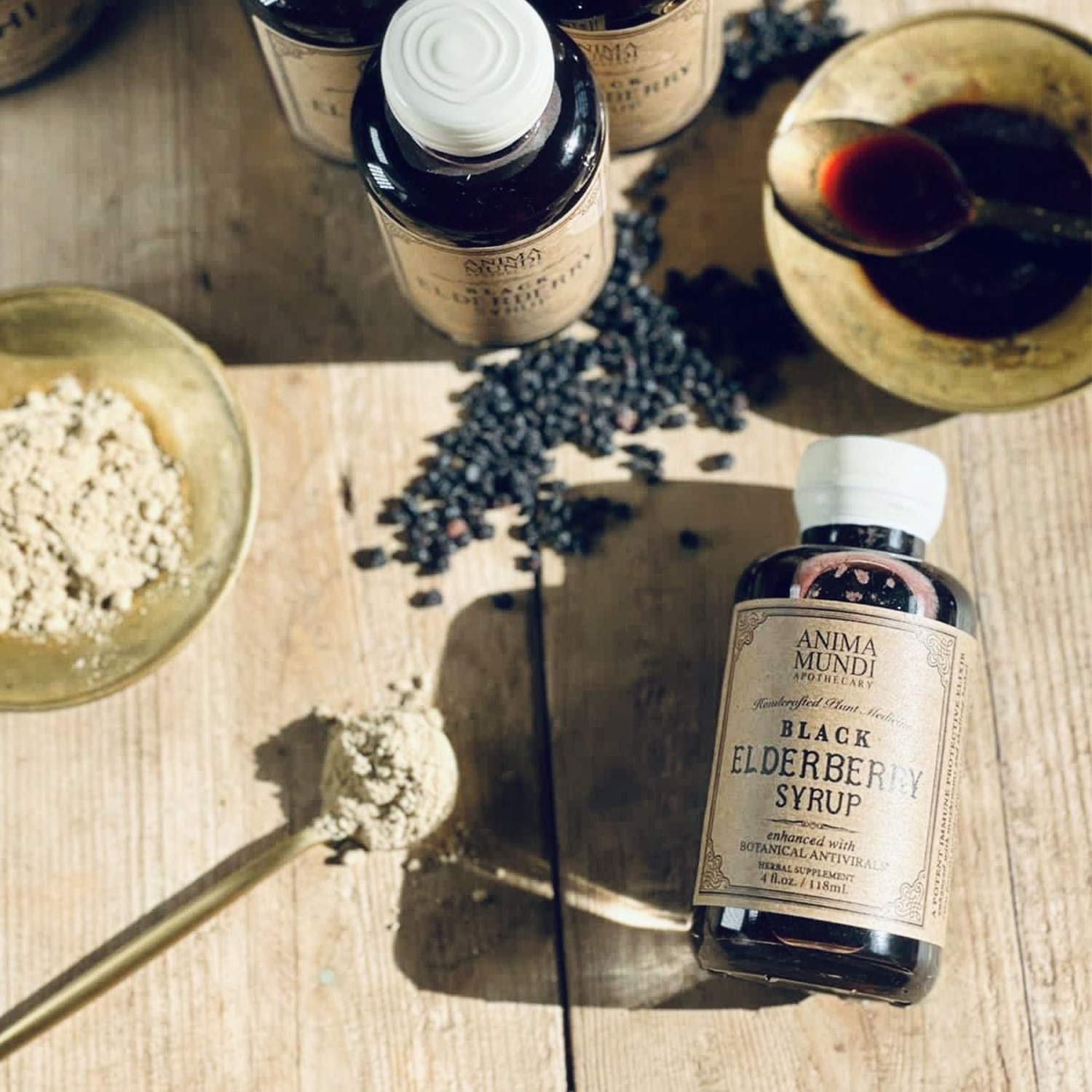Anima Mundi Shiitake mushrooms ingredients closeup